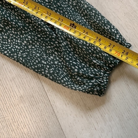 Joie L Arctic Animal Spot Polka Dot Midi Long Balloon Sleeve Summer Sheer Dress - Picture 9 of 13